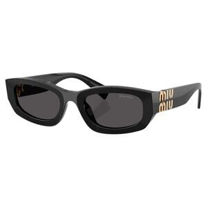New MIU MIU Sunglasses Black Gold Square Rectangular  Miu Miu Women